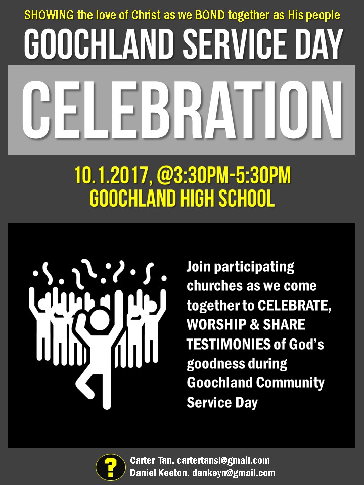 Goochland Service Day Celebration 10.1.2017 Grace Chinese Baptist